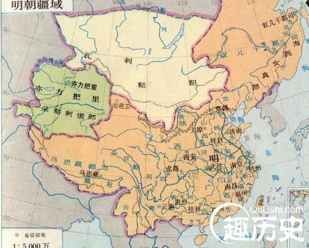 明朝地图--中国古代明朝地图